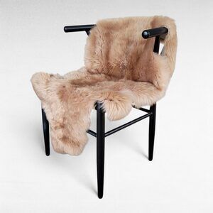 Light Brown Sugar + Rose Lux Pelt 48" x 31"